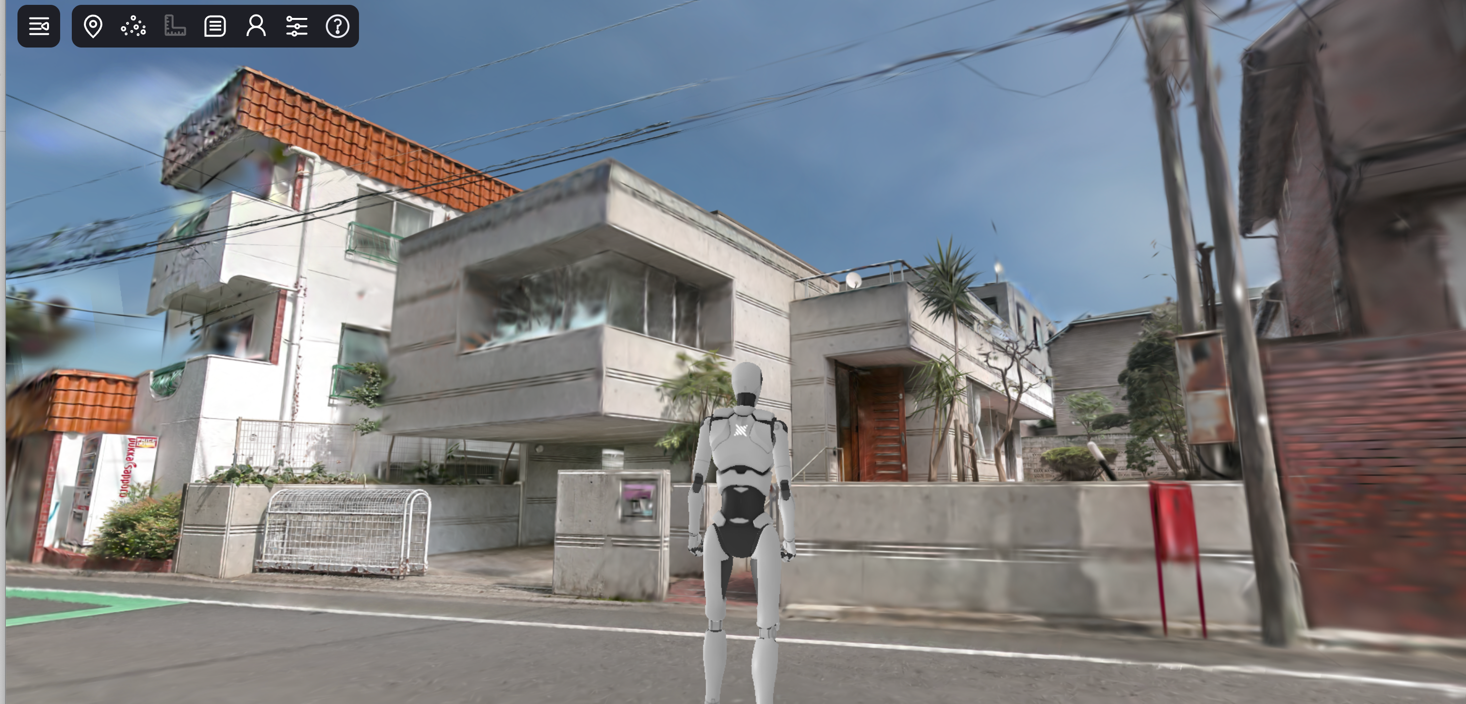  STUDIO55導入事例_江原町の家リノベプロジェクト(外部ガウシアン＋点群データ)